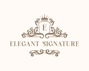 Elegant Wedding Event logo design