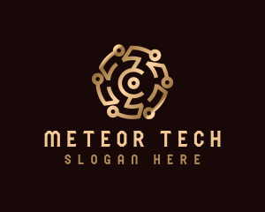 Cryptocurrency Digital Tech logo design