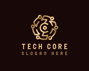 Cryptocurrency Digital Tech logo design