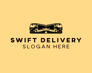 Delivery Trailer Truck logo design