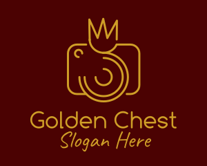 Golden Crown Camera logo design