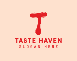 Liquid Soda Letter T logo