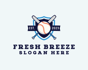 Baseball Sports Shield logo design