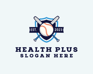 Baseball Sports Shield logo design