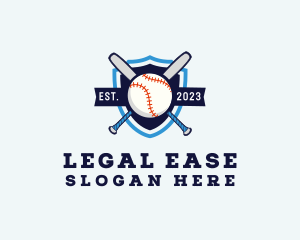 Baseball Sports Shield logo