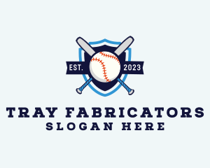 Baseball Sports Shield logo design