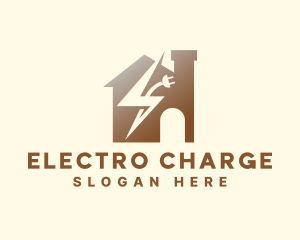 Electric Thunder House logo design