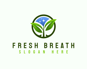 Eco Leaf Nature logo design