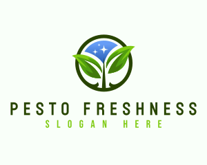 Eco Leaf Nature logo design