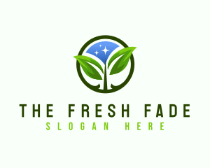 Eco Leaf Nature logo design