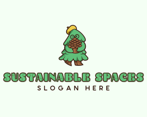 Sustainable Pine Tree logo design