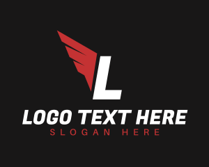 Logistics Wings Delivery logo