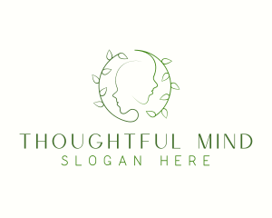 Psychology Wellness Therapy logo design