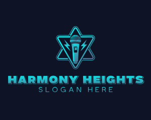 Singer Dj Microphone  logo