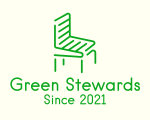 Green Outdoor Chair logo design