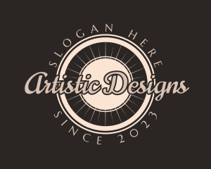 Artistic Script Brand logo design