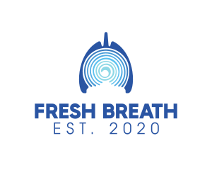 Medical Respiratory Lungs logo design