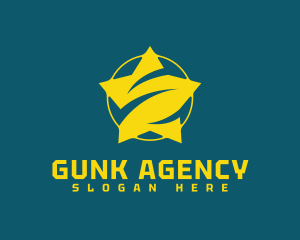 Modern Star Agency logo design