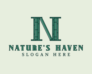 Natural Bamboo Garden logo design