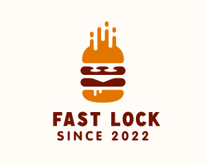 Grill Burger Fast Food  logo design