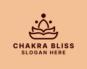Yoga Lotus Chakra logo