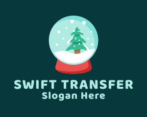 Snow Globe Christmas  Logo