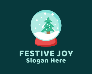 Snow Globe Christmas  logo