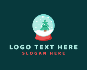 Snow Globe Christmas  logo