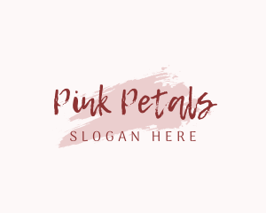 Pink Feminine Business logo design