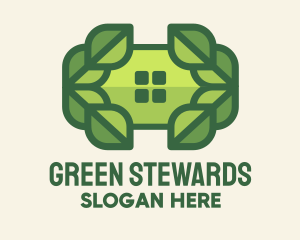 Green Leaf Window logo design