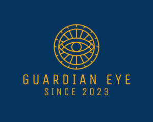 Luxury Eye Grid Astrology logo design