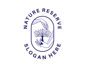 Organic Nature Tree logo design