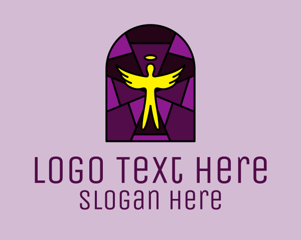 Angel logo example 3