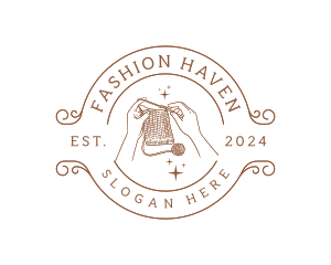 Handmade Crochet Garment logo design