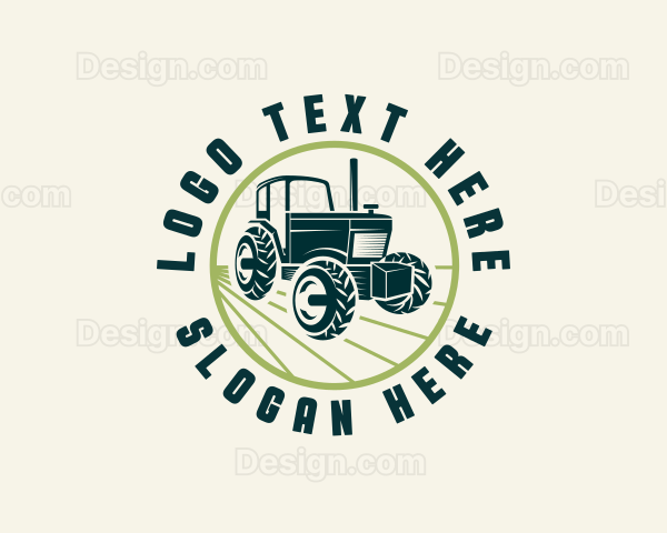 Agriculture Farming Tractor Logo