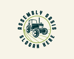 Agriculture Farming Tractor Logo