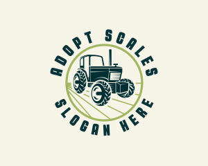 Agriculture Farming Tractor logo design