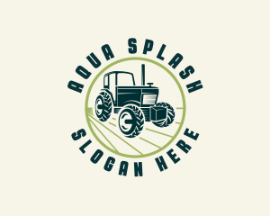 Agriculture Farming Tractor logo design