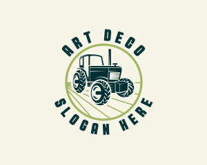 Agriculture Farming Tractor logo design