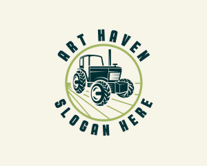 Agriculture Farming Tractor logo design