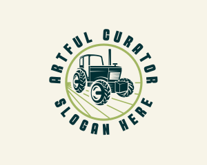 Agriculture Farming Tractor logo design