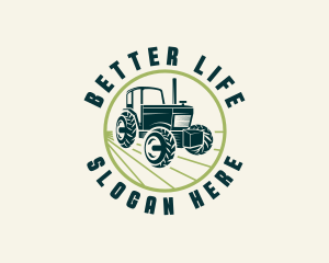 Agriculture Farming Tractor logo design