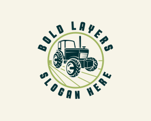 Agriculture Farming Tractor logo design