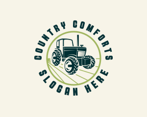 Agriculture Farming Tractor logo