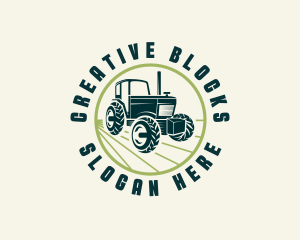 Agriculture Farming Tractor logo design