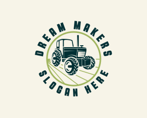 Agriculture Farming Tractor logo design