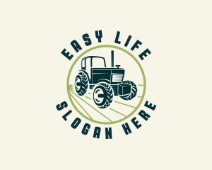 Agriculture Farming Tractor logo design