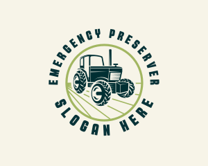 Agriculture Farming Tractor logo design