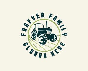 Agriculture Farming Tractor logo design