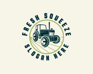 Agriculture Farming Tractor logo design